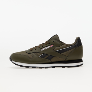 Reebok Classic Leather Army Green/ Core Black/ Ftw White