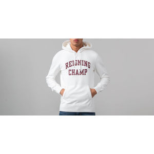 Reigning Champ Ivy League Pullover Hoodie Winter White/ Crimson