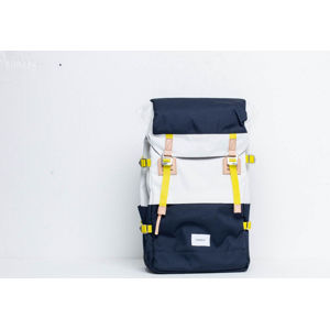 SANDQVIST Harald Backpack Multi Off-White/ Blue With Natural