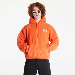 Stüssy Bronson Sherpa Hoodie Safety Orange