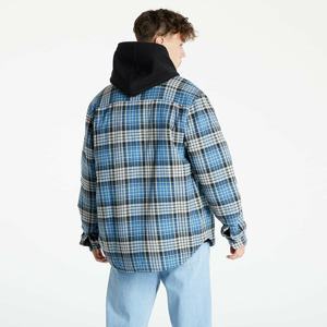 Stüssy Quilted Lined Plaid Shirt Blue