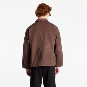 Stüssy Spotted Bleach Chore Jacket Brown