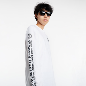 The North Face Coordinates LS TEE White