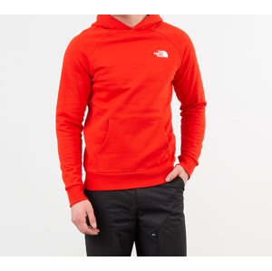 The North Face Raglan Red Box Hoodie Fiery Red