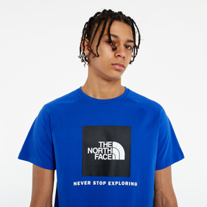 The North Face Short Sleeve Rag Red Box Tee Blue