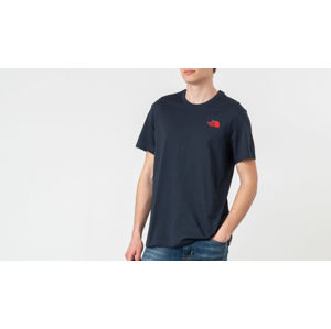 The North Face Simple Dome Tee Urban Navy/ Fiery Red