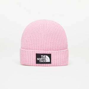 The North Face TNF Logo Box Cuffed Beanie Orchid Pink