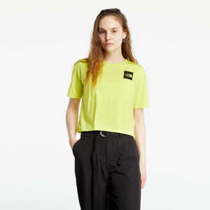 The North Face W Cropped Fine Tee Sulphr Green