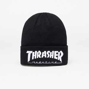 Thrasher Embroidered Logo Beanie Black / White