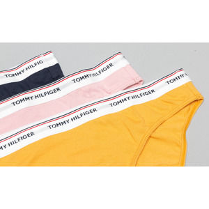 Tommy Hilfiger 3 Pack Bikini Zephyr/ Navy Blazer/ Mineral Yellow