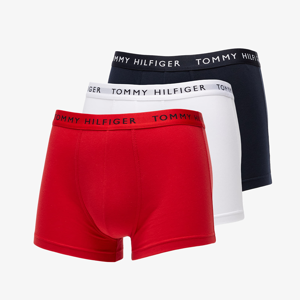 Tommy Hilfiger 3-Pack Trunks White/ Red/ Desert Sky