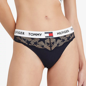 Tommy Hilfiger 85 Star Lace Thong Desert Sky