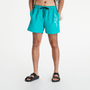 Tommy Hilfiger Logo Medium Drawstring Swim Shorts Turquoise
