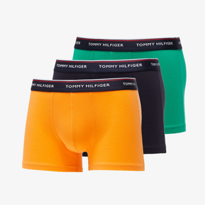 Tommy Hilfiger Premium Essentials 3 Pack Trunks Des Sky/Prim Green/Cypress Orang