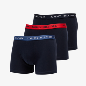 Tommy Hilfiger Recycled Essentials 3 Pack Trunks Wb Des Sky/Petrol Blue/Prim Red