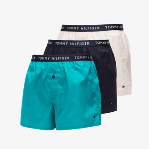 Tommy Hilfiger Recycled Essentials 3 Pack Woven Boxer Desert Sky/Maui Green/Pale Pink