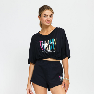 Tommy Hilfiger W Cropped Tee Navy