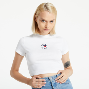 Tommy Jeans Baby Crop Tiny Tommy 2 Tee White