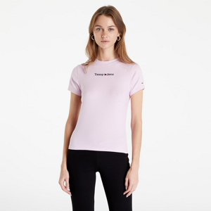 Tommy Jeans Baby Serif Linea Short Sleeve French Orchid