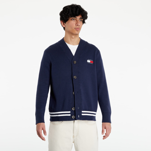 Tommy Jeans Badge Texture Cardigan Twilight Navy