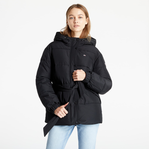 Tommy Jeans Belted Puffer Black