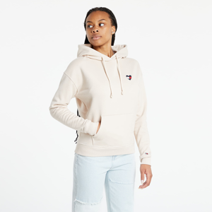 Tommy Jeans Bxy Homespun Heart Hoodie Smooth Stone