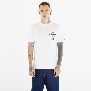 Tommy Jeans Classic Spray Signature Short Sleeve Tee White