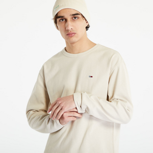 Tommy Jeans Classic Waffle Snit Long Sleeve T-Shirt Classic Beige