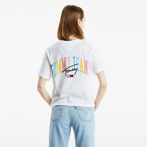 Tommy Jeans Collegiate Back Logo Tee White