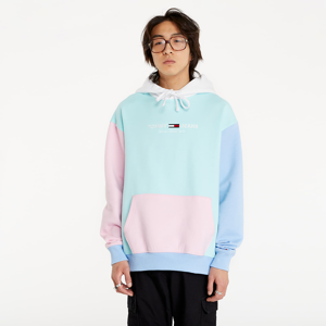 Tommy Jeans Color Block Hoodie Light Powdery Blue