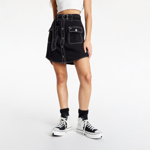 Tommy Jeans Contrast St Long Mini Skirt Black