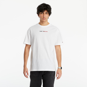 Tommy Jeans Linear Logo Tee White