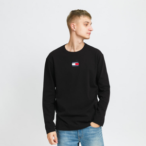 TOMMY JEANS M LS Tommy Badge Black