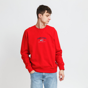 TOMMY JEANS M Timeless Tommy Crew Red