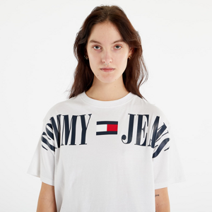 Tommy Jeans Oversized Archive 1 Short Sleeve T-Shirt White