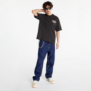 Tommy Jeans Oversized Pinstripe T-Shirt Black