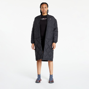 Tommy Jeans Quilted Bomber Coat Black