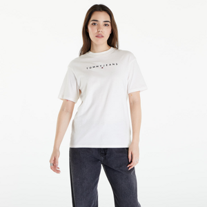 Tommy Jeans Relaxed New Linear Short Sleeve Tee Ancient White