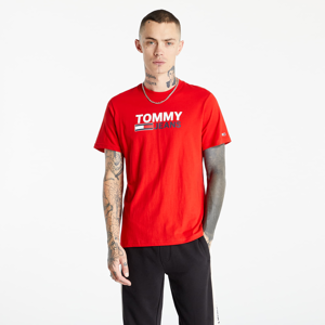 Tommy Jeans TJM Corp Logo Tee Red