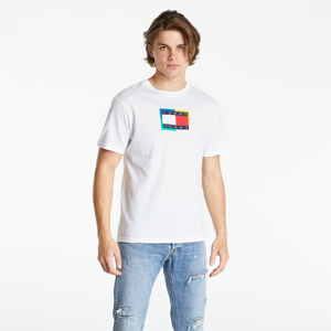 Tommy Jeans Multicolor Flag Tee White