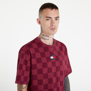 Tommy Jeans Tjm Skater Checkerboard Deep Rouge