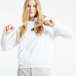 Tommy Jeans Tommy Center Badge Hoodie White