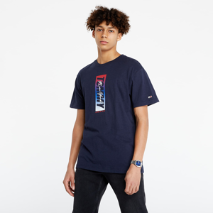 Tommy Jeans Vertical Front Logo Box Tee Twilight Navy