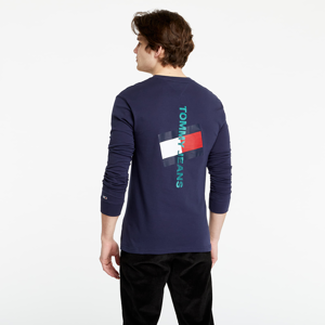 Tommy Jeans Vertical Logo Tee Twilight Navy