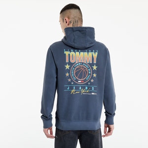Tommy Jeans Washed Basketball Hoodie Twilight Navy