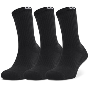 Under Armour Core Crew 3 Pack Socks Black/ White