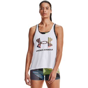Under Armour Geo Knock Out Tank White