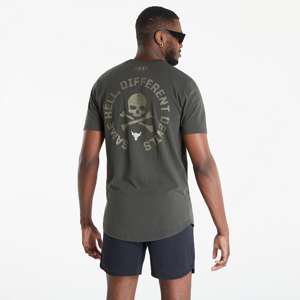 Under Armour Project Rock 100 Percent T-Shirt Baroque Green/ Tent/ Stone