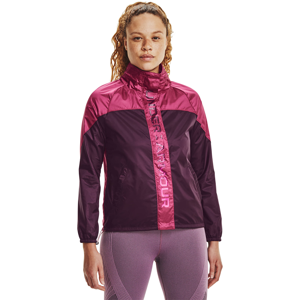 Under Armour Recover Woven Shine Fz Jacket Purple