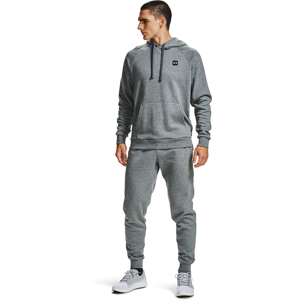 Under Armour Rival Fleece Hoodie Pitch Gray Light Heather/ Onyx White